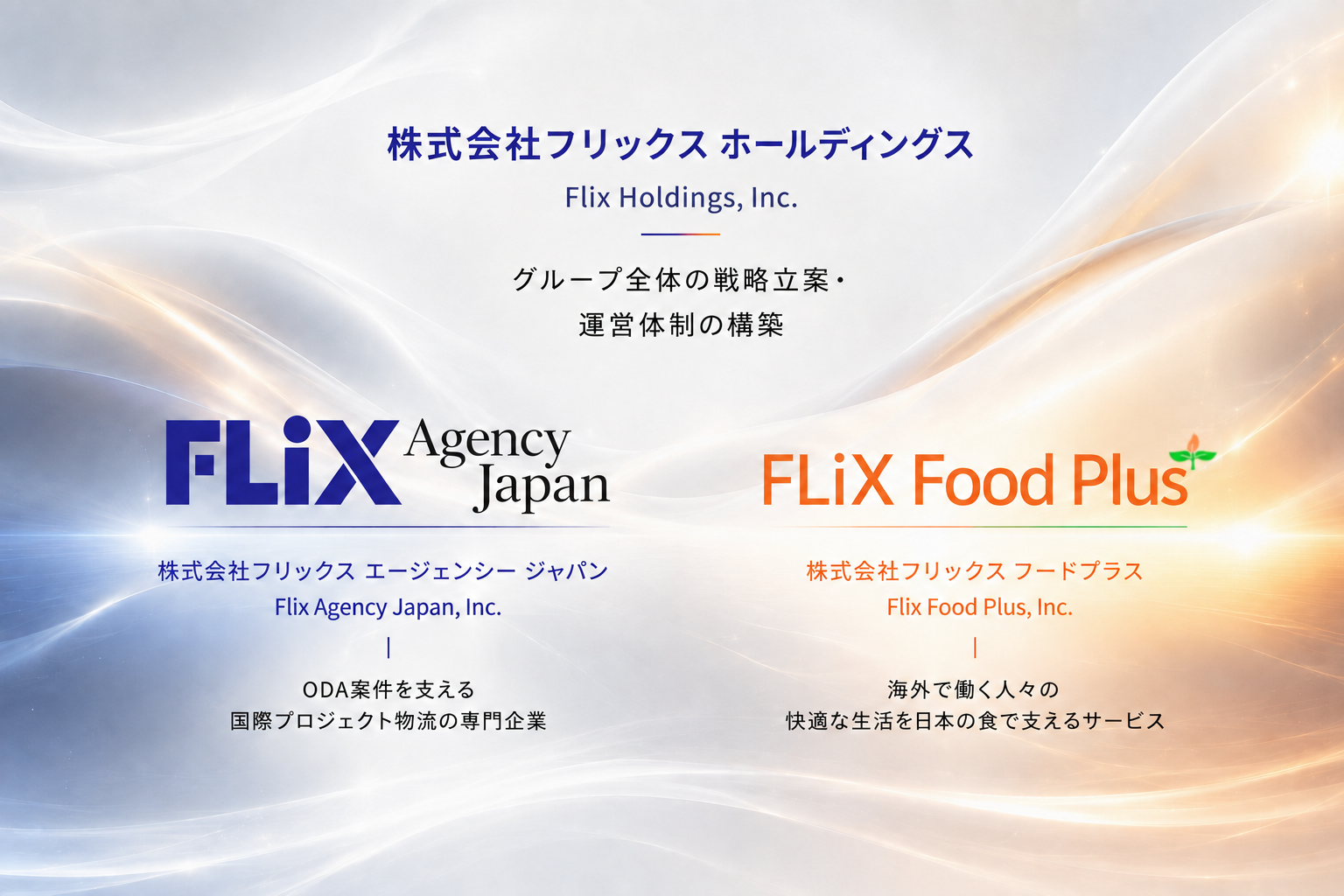 フリックス ホールディングスの組織図